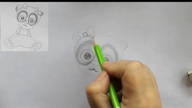 Рисуем вместе. Милая пандочка #tobecreative смотреть онлайн