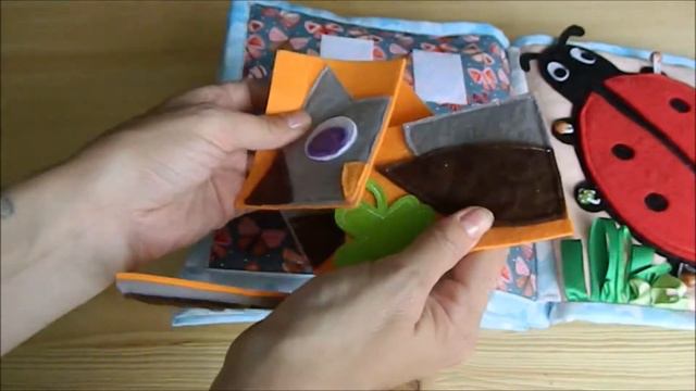 Моя первая разваривающая книга ИЗ ФЕТРА // Результат работы смотреть онлайн
