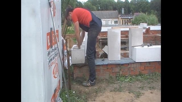 Дом. Газоблок El - Block.Стройка 2016 смотреть онлайн