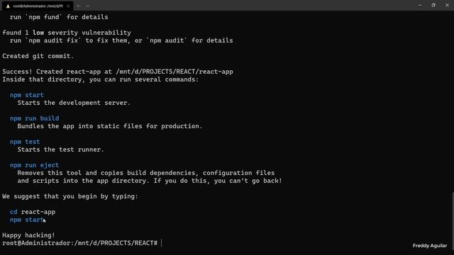 Instalación de Node.js y React en Ubuntu смотреть онлайн