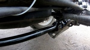 Пробуем кардан на передок от МТЗОК. С муфтой отключения пвм.