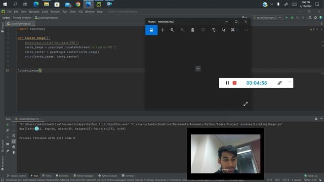PyautoGUI, LocateOnScreen, Click, position (locating images on screen using pyautoGUI) смотреть онлайн