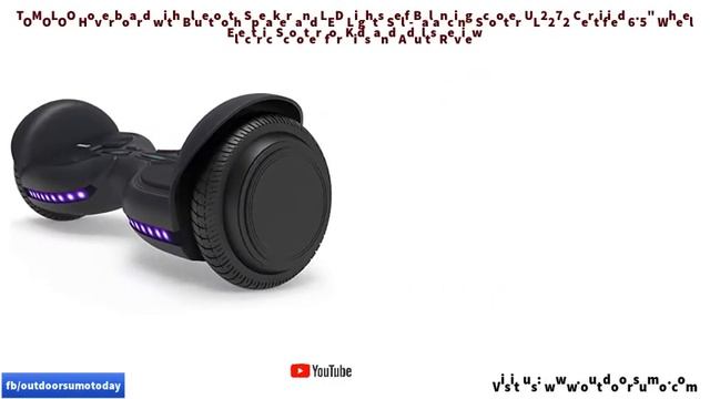 TOMOLOO Hoverboard with Bluetooth Speaker and LED Lights Review and Buying Guide by Outdoorsumo смотреть онлайн