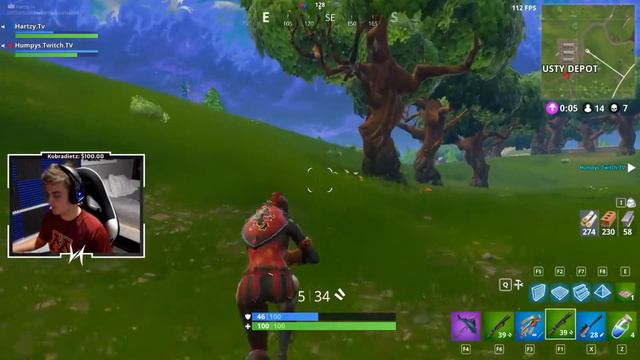 12 Kill Solo Duo's Fortnite Battle Royale Gameplay - Hartzy смотреть онлайн