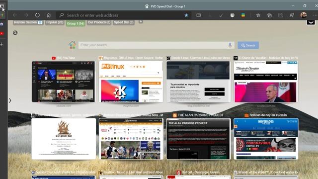 FVD Speed Dial Group 1 and 2 more pages Personal Microsoft Edge Canary 2020 08 05 11 12 28 смотреть онлайн