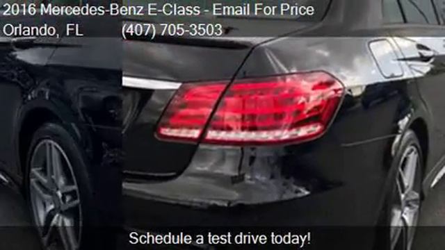 2016 Mercedes-Benz E-Class E 350 4dr Sedan for sale in Orlan смотреть онлайн