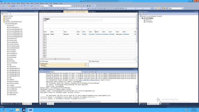 Microsoft Dynamics AX - SSRS report blank page issue смотреть онлайн