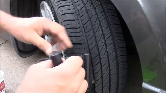 Easily find and fix a leak in a tire - No Jack Required смотреть онлайн