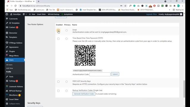 How to add otp verification in WordPress admin | in Hindi #websblog #otp смотреть онлайн