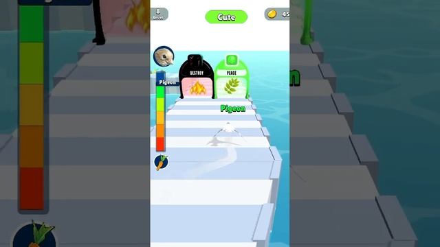 Birds runner 3D gameplay | IOS | Android смотреть онлайн