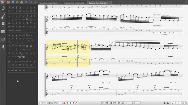 Joe Satriani - Until We Say Goodbye (Tabs) Tempo 76bmp