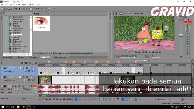 Sony Vegas Tutorial | Tutorial Edit Video Seperti Milyhya [AE Inspired] [Sapphire Plugin Needed] смотреть онлайн