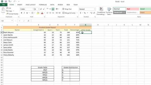 MICROSOFT EXCEL - Level1 Module1 Section1D - Analyzing Data With Logical and Lookup Functions смотреть онлайн