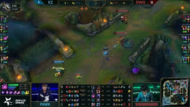 DWG vs. KZ - Week 7 Game 2 | LCK Spring Split | DAMWON Gaming vs. KING-ZONE DragonX (2019) смотреть онлайн