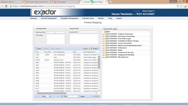 Exactor Magento Sales Tax Extension Nexus & Product Mapping смотреть онлайн