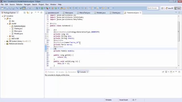 JPA #05 - Criando entidades com chave estrangeira смотреть онлайн