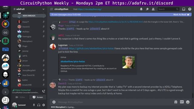 CircuitPython Weekly Meeting for February 16th, 2021 #adafruit смотреть онлайн