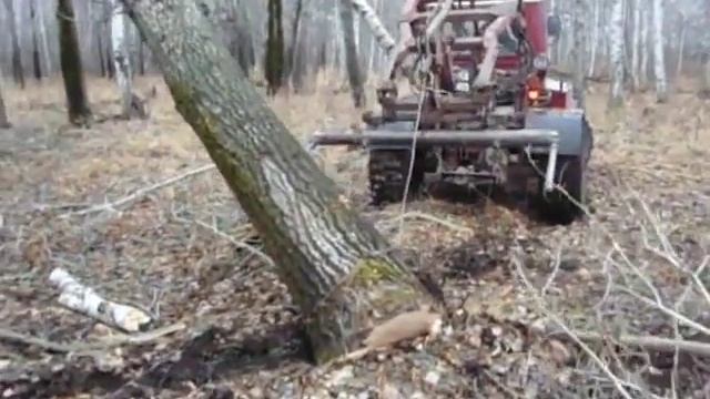 самодельный трактор-на дроварубе смотреть онлайн