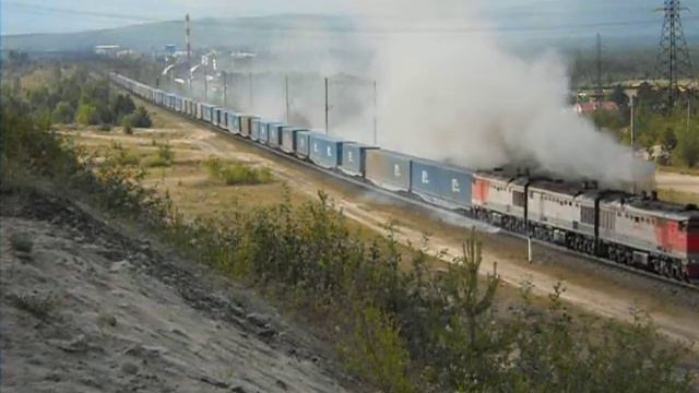 БAM 4ТЭ10С-0023 Байкало-Амурская магистраль [РЖД] Taksimo 10D100 СИЛА 10Д100 смотреть онлайн