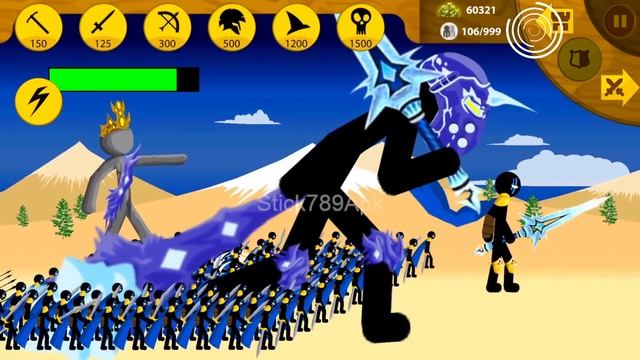 MEGA GRIFFON ICE, GOLDEN XIPHOS ICE SPEAROS VS GIANT BOSS LAVA | Stick War Legacy Mod | Stick789Apk смотреть онлайн
