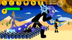 MEGA GRIFFON ICE, GOLDEN XIPHOS ICE SPEAROS VS GIANT BOSS LAVA | Stick War Legacy Mod | Stick789Apk