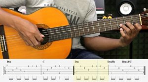 When the Smoke Is Going Down - Scorpions - Fingerstyle Guitar Tutorial + TAB & Lyrics