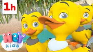 Seis patitos  | Canciones de Animales para Niños | HeyKids - Canciones infantiles