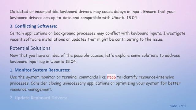 Troubleshooting Keyboard Input Lag in Ubuntu 18.04 смотреть онлайн