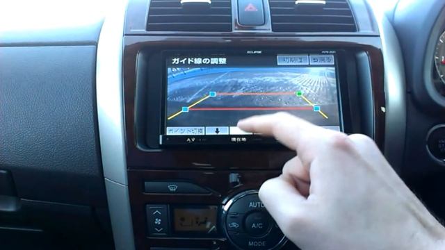 #15_2018 Eclipse AVN-Z02i настройка и редактирование рамки камеры заднего хода магнитолы смотреть онлайн