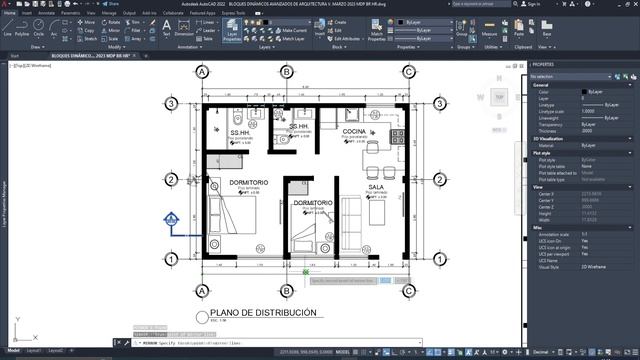 PLANTILLA DE BLOQUES DINÁMICOS AVANZADOS DE ARQUITECTURA | PUERTAS, MUEBLES, SÍMBOLOS TOP | AUTOCAD