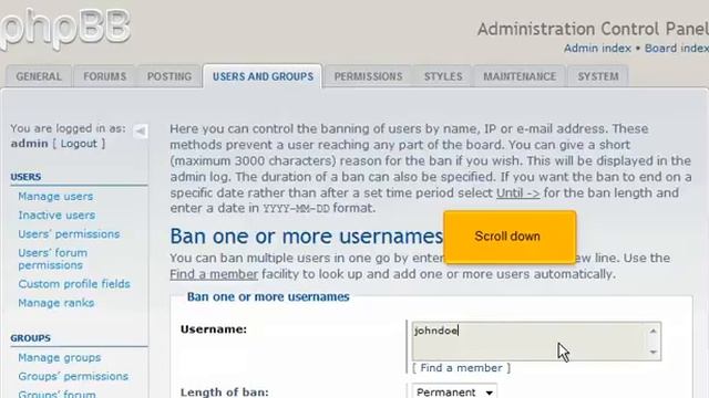 Tutorial: How to ban users in phpBB | LayerOnline Web Hosting смотреть онлайн