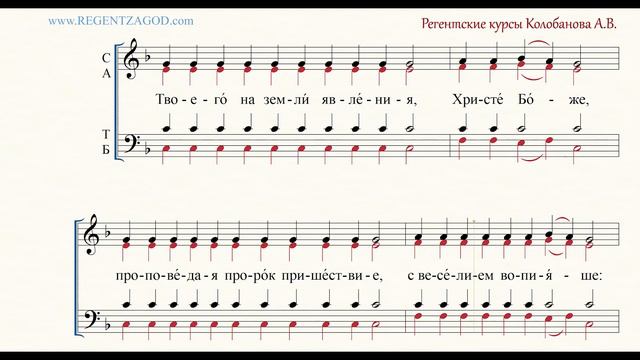 Глас 4, песнь 4, ирмос: 