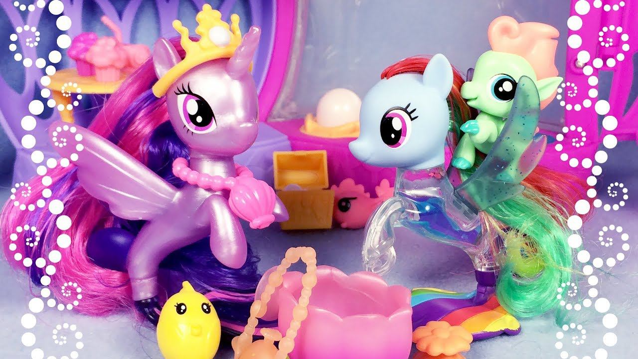 Волшебные морские пони и гиппогриф - обзор игрушек My Little Pony смотреть онлайн