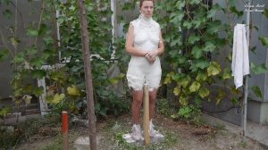 DIY: Как сделать манекен гипс + пена (часть 1) Dress Form Cast In Flexible Foam