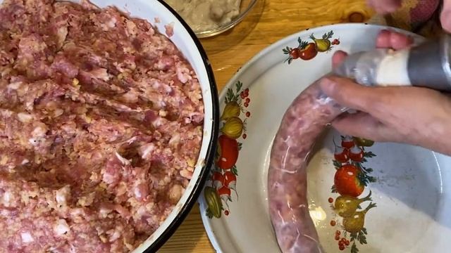 Колбаса домашняя мясо-картофельная! Самая вкусная колбаса! смотреть онлайн