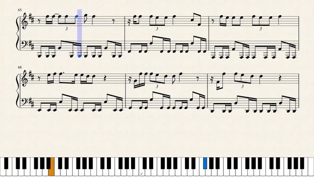 Partitura Hotel California Eagles Piano Sheet Music смотреть онлайн