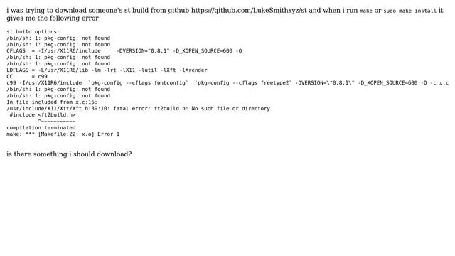 Can't compile st build смотреть онлайн