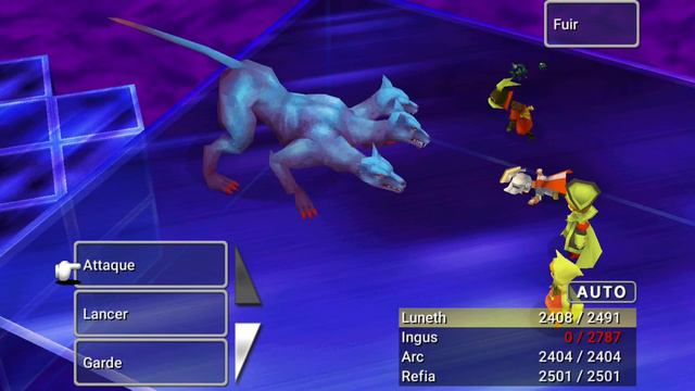 FINAL FANTASY III 3D REMAKE FR ANDROID: Boss 22: Le Cerbère смотреть онлайн