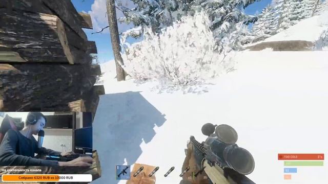 Онлайн рейд корейцев в соло (успешный) Rust\Раст стрим. смотреть онлайн