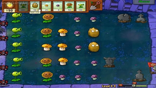 Plants Vs. Zombies HD - Level 2-2 смотреть онлайн