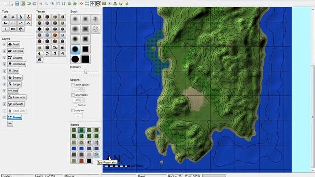 WORLD PAINTER TUTORIAL PART 2 (Biome Creation) смотреть онлайн