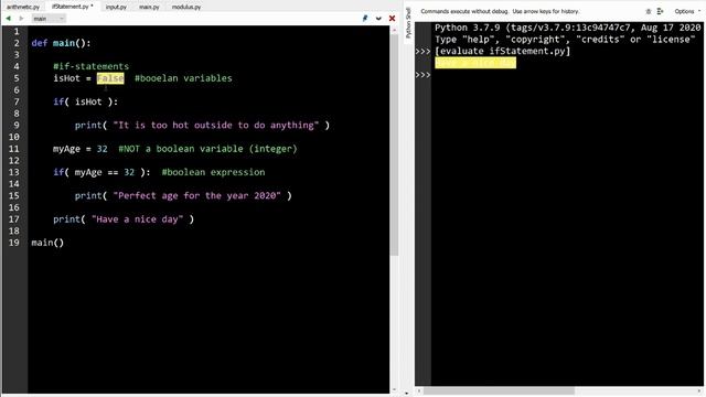 Python - if Statements Tutorial 5 смотреть онлайн