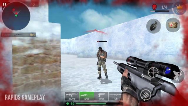 Critical Strike : Offline Game - Gameplay Walkthrough (Android Gameplay) Fps shooting Games Android смотреть онлайн