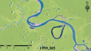 Меандрирование реки Укаяли