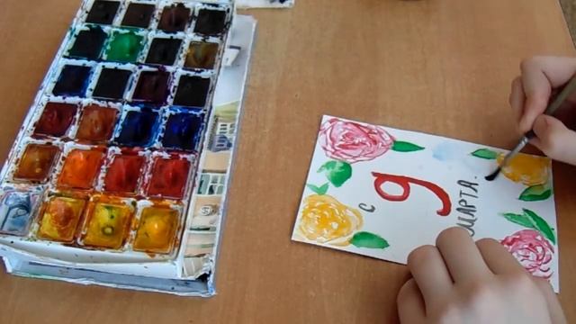 Открытки на 8 марта | DIY | ART смотреть онлайн