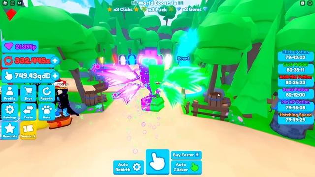 КУПИЛ УДАЧУ НА СЕКРЕТКИ В REBIRTH CHAMPIONS X В РОБЛОКС! ROBLOX смотреть онлайн