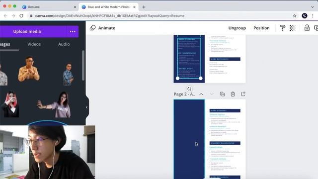Tutorial Cara Membuat CV Atau Resume Yang Menarik Di Canva смотреть онлайн