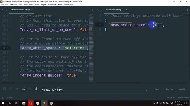 How to Hide & Show Whitespace Characters in Sublime Text смотреть онлайн