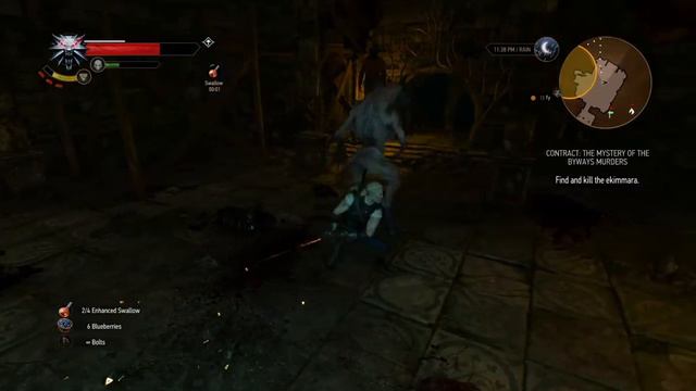 The Witcher 3: How to Kill Sarasti The Ekimmara on Death's March Difficulty Tutorial/Let's Play смотреть онлайн