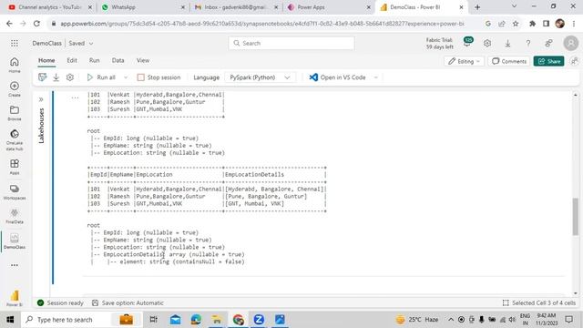 17.Understand about Notebook Basics in Microsoft Fabric || Telugu смотреть онлайн